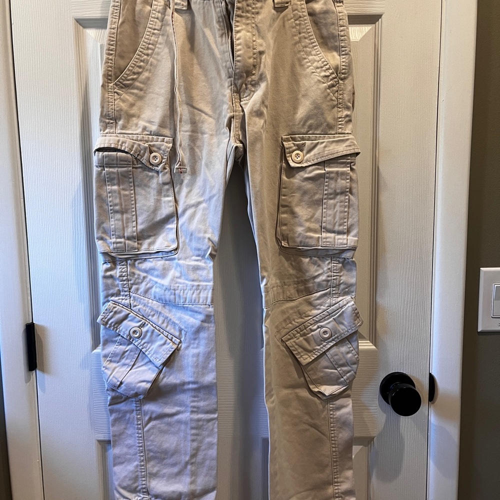Match Cream Cargo Pants
